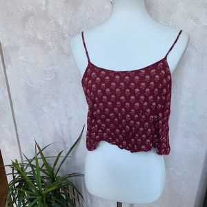 Crop top adjustable straps